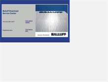 Tablet Screenshot of downloads.balluff.com